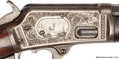 THE BEST KNOWN ENGRAVED MODEL 1888 MARLIN - Merz Antique Firearms