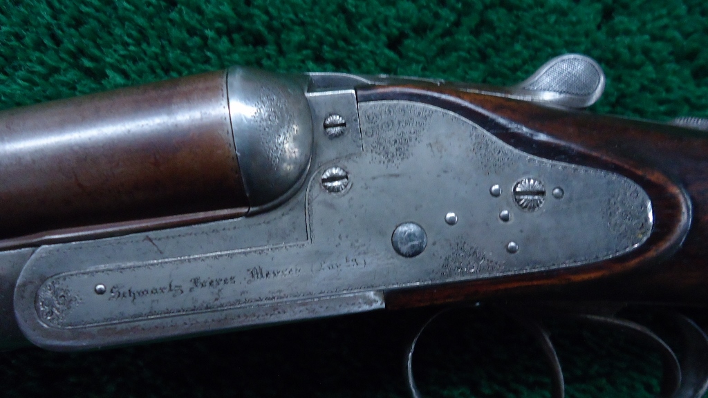 MR1315 VERY RARE 16 GAUGE DOUBLE RIFLE MADE BY SCHWARTZ BROTHERS IN ...