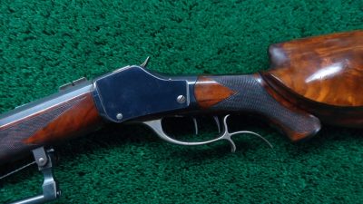 W3321 WINCHESTER 1885 H.W. SCHUETZEN RIFLE CAL 22 LONG CALIBER [M] - Image 2