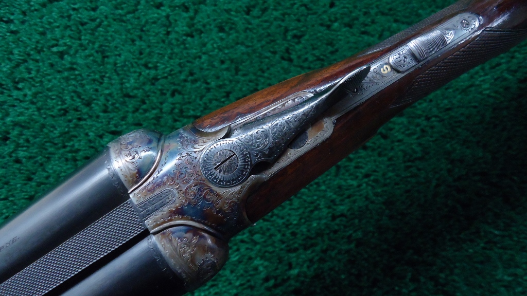 MSG1219 W.POWELL & SON DOUBLE 12 GAUGE SHOTGUN WITH EXTRA BARRELS [M ...