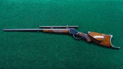 W277A WINCHESTER 1885 HI-WALL SCHUETZEN RIFLE IN 22 SHORT [M] - Image 24