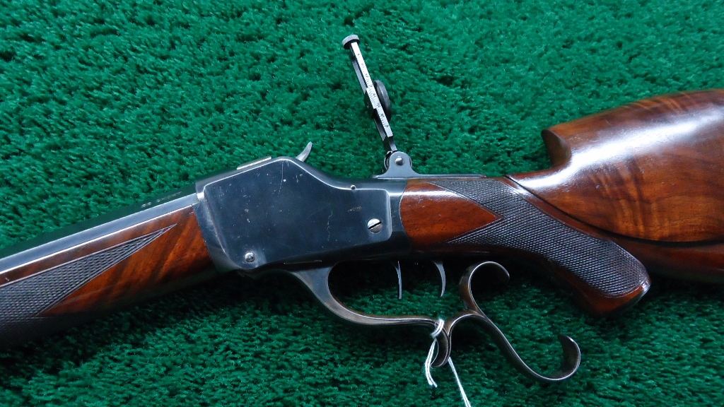 W4123 WINCHESTER 1885 DELUXE HIGH WALL SCHUETZEN RIFLE IN CALIBER 22 ...