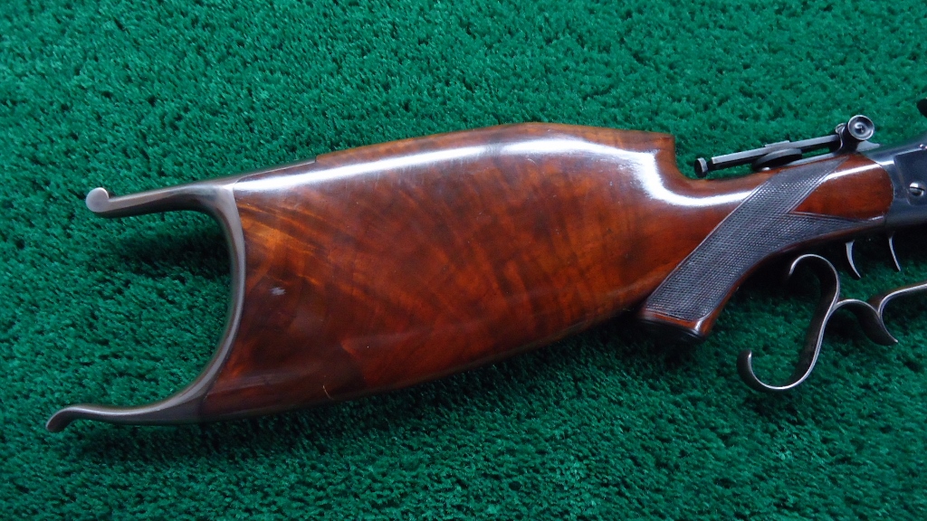 W4123 WINCHESTER 1885 DELUXE HIGH WALL SCHUETZEN RIFLE IN CALIBER 22 ...