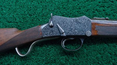 SSR5 FRANCOTTE MARTINI SINGLE SHOT GOLD INLAID PARADOX BORE RIFLE [A]