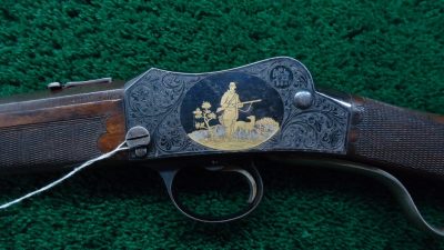 SSR5 FRANCOTTE MARTINI SINGLE SHOT GOLD INLAID PARADOX BORE RIFLE [A] - Image 2