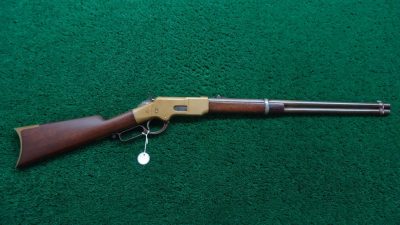 W4357 EARLY WINCHESTER MODEL 1866 FLATSIDE SRC WITH HENRY MARKED BARREL [A] - Image 22