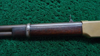 W4357 EARLY WINCHESTER MODEL 1866 FLATSIDE SRC WITH HENRY MARKED BARREL [A] - Image 15