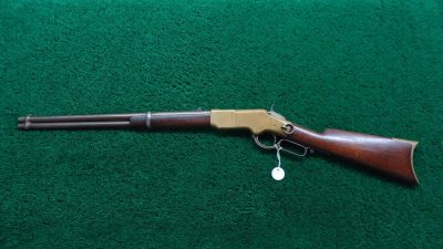 W4357 EARLY WINCHESTER MODEL 1866 FLATSIDE SRC WITH HENRY MARKED BARREL [A] - Image 21