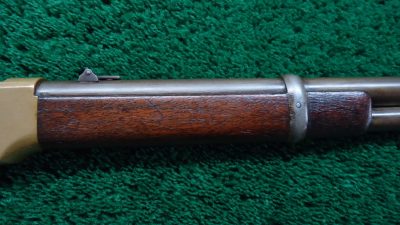 W4357 EARLY WINCHESTER MODEL 1866 FLATSIDE SRC WITH HENRY MARKED BARREL [A] - Image 5