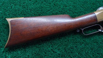 W4357 EARLY WINCHESTER MODEL 1866 FLATSIDE SRC WITH HENRY MARKED BARREL [A] - Image 20