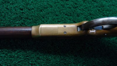 W4357 EARLY WINCHESTER MODEL 1866 FLATSIDE SRC WITH HENRY MARKED BARREL [A] - Image 11