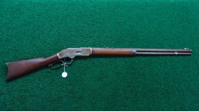 W4352 RARE OPEN TOP WINCHESTER MODEL 1873 RIFLE IN 44 WCF [A] - Image 23