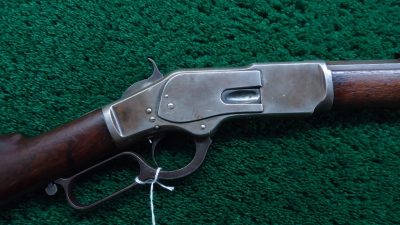 W4352 RARE OPEN TOP WINCHESTER MODEL 1873 RIFLE IN 44 WCF [A]