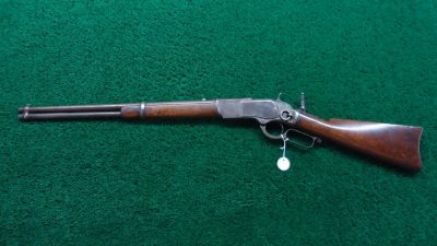 W4362 SPECIAL ORDER CASE COLORED WINCHESTER FIRST MODEL 1873 SADDLE RING CARBINE [A] - Image 26