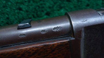 W4362 SPECIAL ORDER CASE COLORED WINCHESTER FIRST MODEL 1873 SADDLE RING CARBINE [A] - Image 14